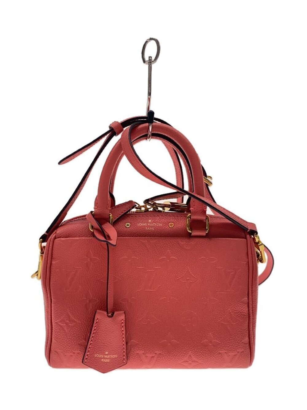 Louis Vuitton Speedy Bandouliere Empreinte Pink Cowhide Pink